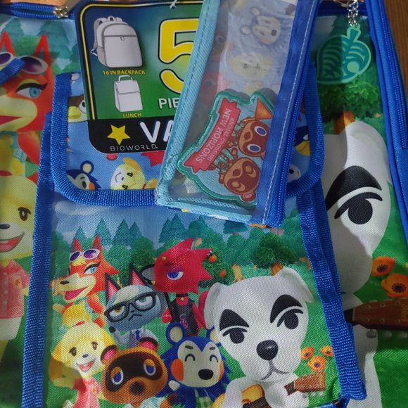 Animal Crossing 5 Piece bag set (NEW) - Picture 2 of 3